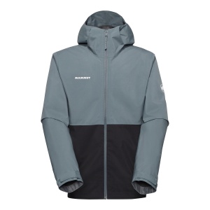 Jacheta Barbati Mammut Linard Light HS Hooded Black-Strata - Img 2