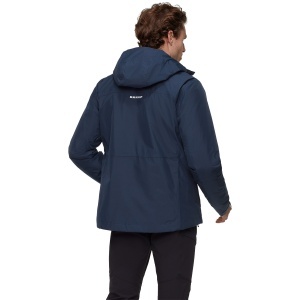 Jacheta Barbati Mammut Treeline 3 In 1 Hs Hooded Marine-Silver Sage - Img 2