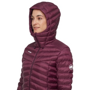 Jacheta Femei Mammut Albula In Hooded Vin-Black - Img 3