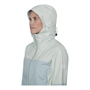 Jacheta Femei Mammut Ducan HS Hooded Silver Sage-Nebla - Img 8
