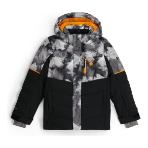 Jacheta Schi Baieti Spyder Impulse Synthetic Down Black Block Camo