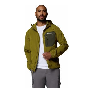 Jacheta Softshell Barbati Columbia Tall Heights™ III Hooded Green - Img 2