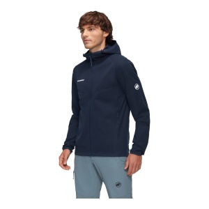 Jacheta Softshell Barbati Mammut GRANITE SO Hooded Marine - Img 4