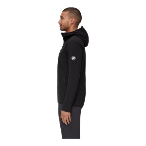 Jacheta Softshell Barbati Mammut Ultimate Comfort So Hooded Black - Img 4