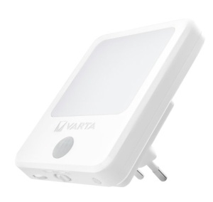 Lampa de veghe Varta cu senzor de miscare, montaj in priza