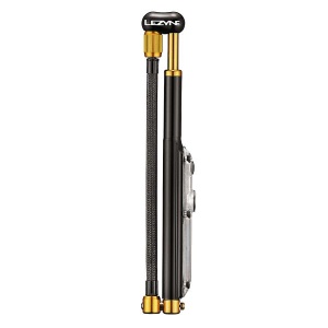 Lezyne - mini pompa - Hand Pump Shock Drive - 350 psi | 24.1 bar - black I gold - 14 cm - Img 2