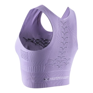 Maiou Femei X-Bionic Energizer 4.0 Fitness Crop Wmn Bright Lavender/White - Img 2