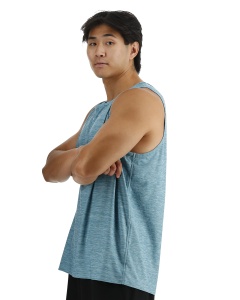 Maiou tehnic TYR Airtec Tank - albastru Delph Blu Heather - Img 3