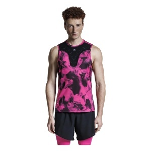 Maiou Unisex X-BIONIC Corefusion Run Wolfpack-Black-Neo Pink - Img 2