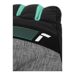 Manusi Schi Copii Flash Gore-Tex Junior Black Melange-Black-Cabbage - Img 2