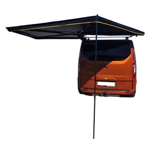Marchiză auto CampTalk, 270°, înălțime reglabilă (max. 210 cm), acoperire 5 m², 18 kg, rezistent la apă, montaj rapid, compatibil cu orice mașină echipat cu bare transversale sau roof rack - Img 3