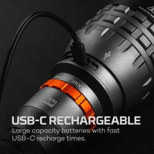Nebo - lanterna reincarcabila Davinci 18000 lumeni, incarcare USB - Img 7