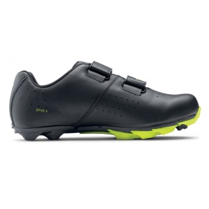 Northwave Spike 3 - pantofi ciclism MTB XC - negru galben fluo - Img 6