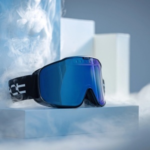 Ochelari de schi electro fotocromatici React Swiss SIGHT - lentila Ruby si rama neagra - Img 6