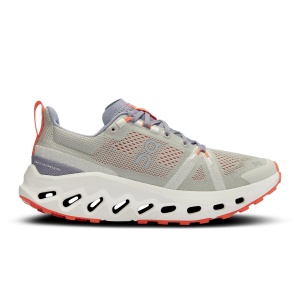 On - pantofi alergare pentru femei - Cloudsurfer Trail - Fossil | Ivory - 37