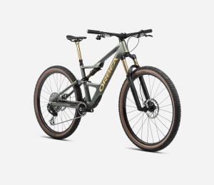 Orbea OCCAM LT M-TEAM Spaceship Green - Corn Yellow (Matt) - bicicletă MTB All Mountain full suspension - Img 2