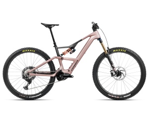 Orbea RISE LT M-TEAM 420W Desert Rose - Carbon Raw - bicicletă electrică eMTB Trail