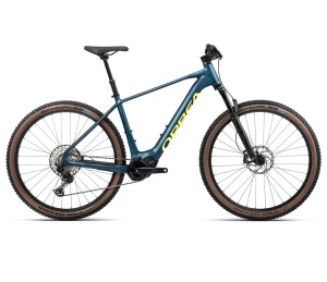 Orbea URRUN 10 Borealis Blue (Matt)- Luminous Yellow (Gloss) - măsura M - bicicletă electrică MTB hardtail