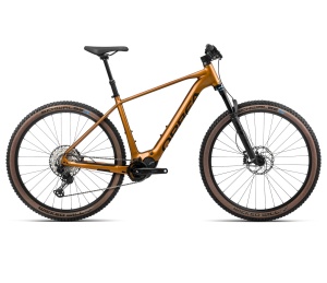 Orbea URRUN 10 Leo Orange (Gloss) - Black (Matt) - bicicletă electrică MTB hardtail