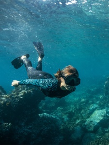 Orca - costum neopren pentru femei Freedive Mantra 1 P wetsuit - negru albastru - Img 6