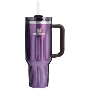 Pahar termoizolant Stanley Quencher H2.0 Fluted cu pai - mov (Wisteria)