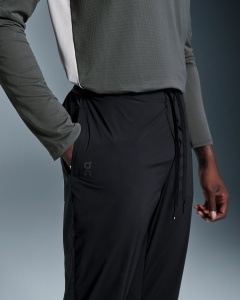 Pantaloni alergare On Weather Pants - negru | rezistenți vânt și apă - Img 4