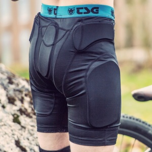 Pantaloni cu protectii TSG Crash Pant A - Black M - Img 7