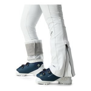 Pantaloni Schi Femei Spyder Strutt Bib Softshell White - Img 4