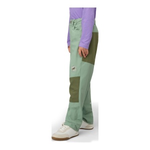 Pantaloni Softshell Copii Mammut Taiss SO Khaki - Img 4
