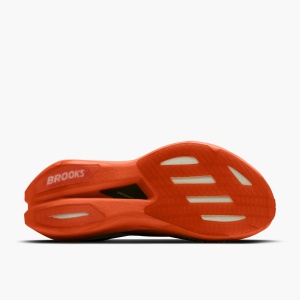 Pantofi alergare Brooks Hyperion Elite 6 - portocaliu cu roșu și alb - Img 6