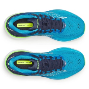 Pantofi alergare Saucony Ride 19 - albastru Cobalt | Slime | PWRRUN+ - Img 5