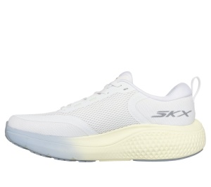 Pantofi alergare Skechers GO RUN Supersonic Max damă - alb lavandă albastru galben - Img 3