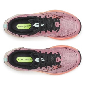 Pantofi alergare trail Saucony Peregrine 16 W - mov/somon | grip Vibram - Img 5