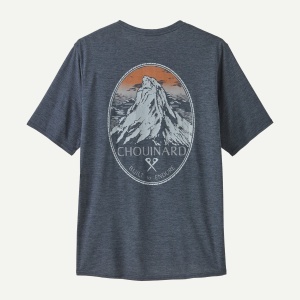 Patagonia - tricou - M Capilene Cool Daily Graphic Lands - Albastru
