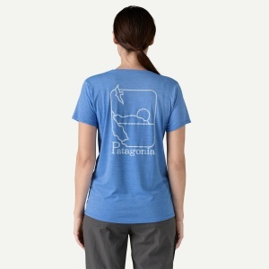 Patagonia - tricou - W Capilene Cool Daily Graphic Waters - Albastru deschis - Img 3