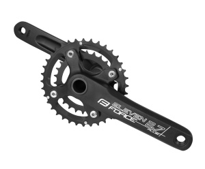 Pedalier Force Eleven2.7 AL 36/26T 175 mm negru