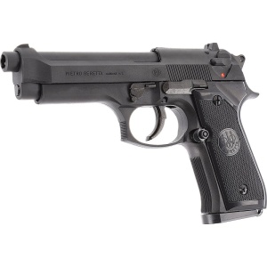 Pistol airsoft cu actionare manuala Beretta MOD. 92 FS PSS, bile plastic, BB 6 mm, 0.5 jouli, negru