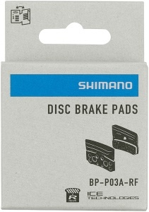 Plăcuțe frână disc Shimano P03A-RF - rășină, cu aripioare de răcire - Img 2