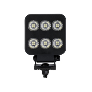 Proiector LED Dark Knight Hardcore 36W, 3645 lm, rază 66 m, 5000K, fascicul Flood, DT2, aluminiu negru, policarbonat, rezistent la apă și praf (IP68/IP69K), Strands