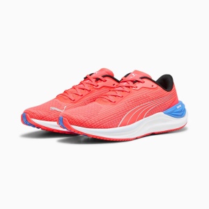 Puma - pantofi alergare pentru femei Electrify NITRO 3 - portocaliu Orhidee alb albastru Ultra - Img 6
