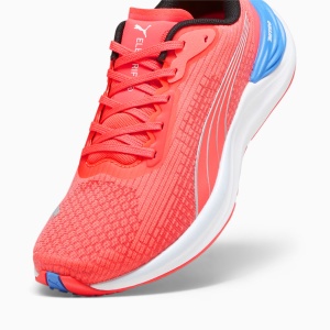 Puma - pantofi alergare pentru femei Electrify NITRO 3 - portocaliu Orhidee alb albastru Ultra - Img 4