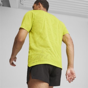 Puma - tricou tehnic barbati Run Ultraspun - verde electric Lime fluo - Img 4