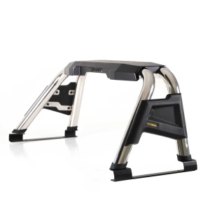 Rollbar Double Plus Chrome Toyota Hilux, Ford Ranger, Isuzu D-Max, Nissan Navara, Mercedes X-Class, Volkswagen Amarok, SSangYong Musso, Mitsubishi L200 AQM4WD PRB01