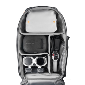 Rucsac Insta360 Explorer Backpack - negru cu gri - Img 4