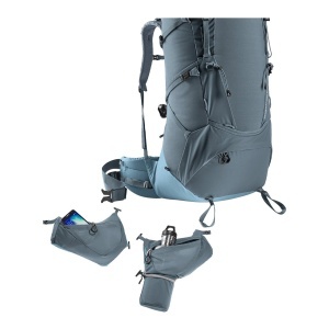 Rucsac Munte Barbati Deuter Aircontact Core 60+10 Graphite-Shale Grey - Img 3