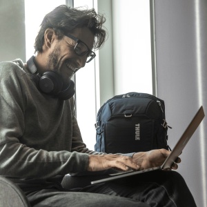 Rucsac urban cu compartiment laptop Thule Construct de 28L, Negru - Img 5
