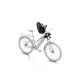 Scaun pentru copii, cu montare pe bicicleta in fata - Thule Yepp 2 Mini Front mounted, Midnight Black - Img 4