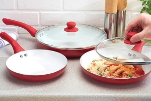 Set compus din 3 tigai din ceramica Spider Pan - Img 3