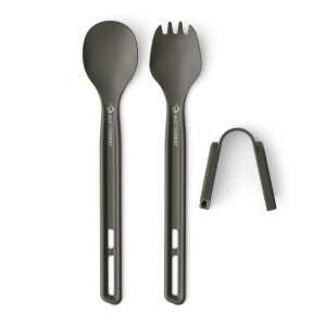Set Frontier Sea To Summit Aluminiu Long: 2 Buc Lingura Si Spork