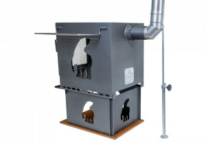 Set Pentru Cosul De Fum Torden Chimney Pipe Set Spirit Nordisk - Img 3